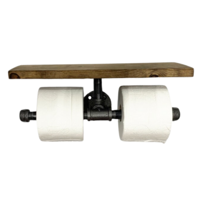 Rustic 2-Roll TP Holder with Water Valve