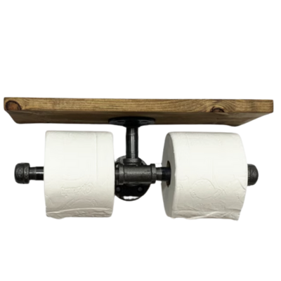 Rustic 2-Roll TP Holder with Water Valve