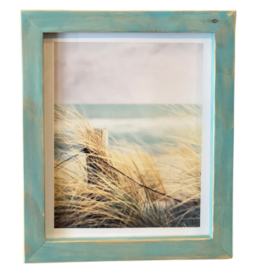 Country Blue Farmhouse Frame, 1.0" Wide