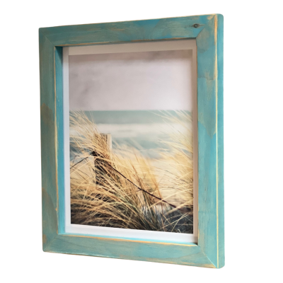 Country Blue Farmhouse Frame, 1.0" Wide