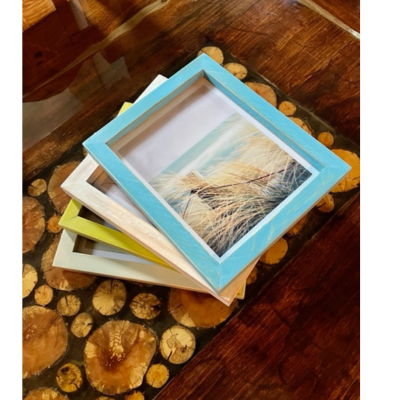 Country Blue Farmhouse Frame, 1.0" Wide