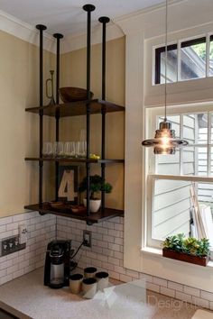 Tempest Suspended Kitchen Shelf