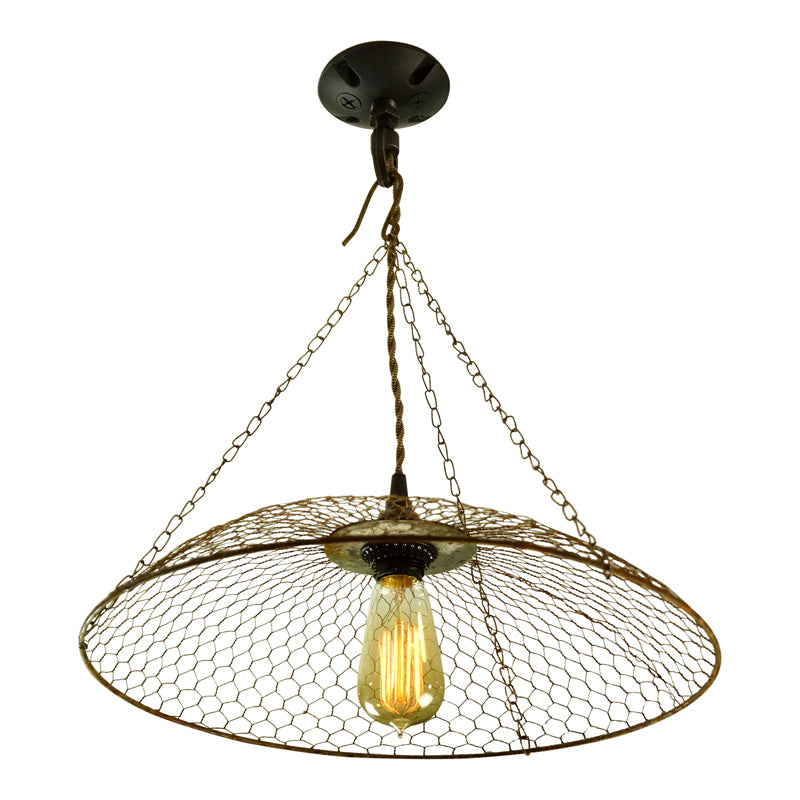 Chicken Basket Wire Light