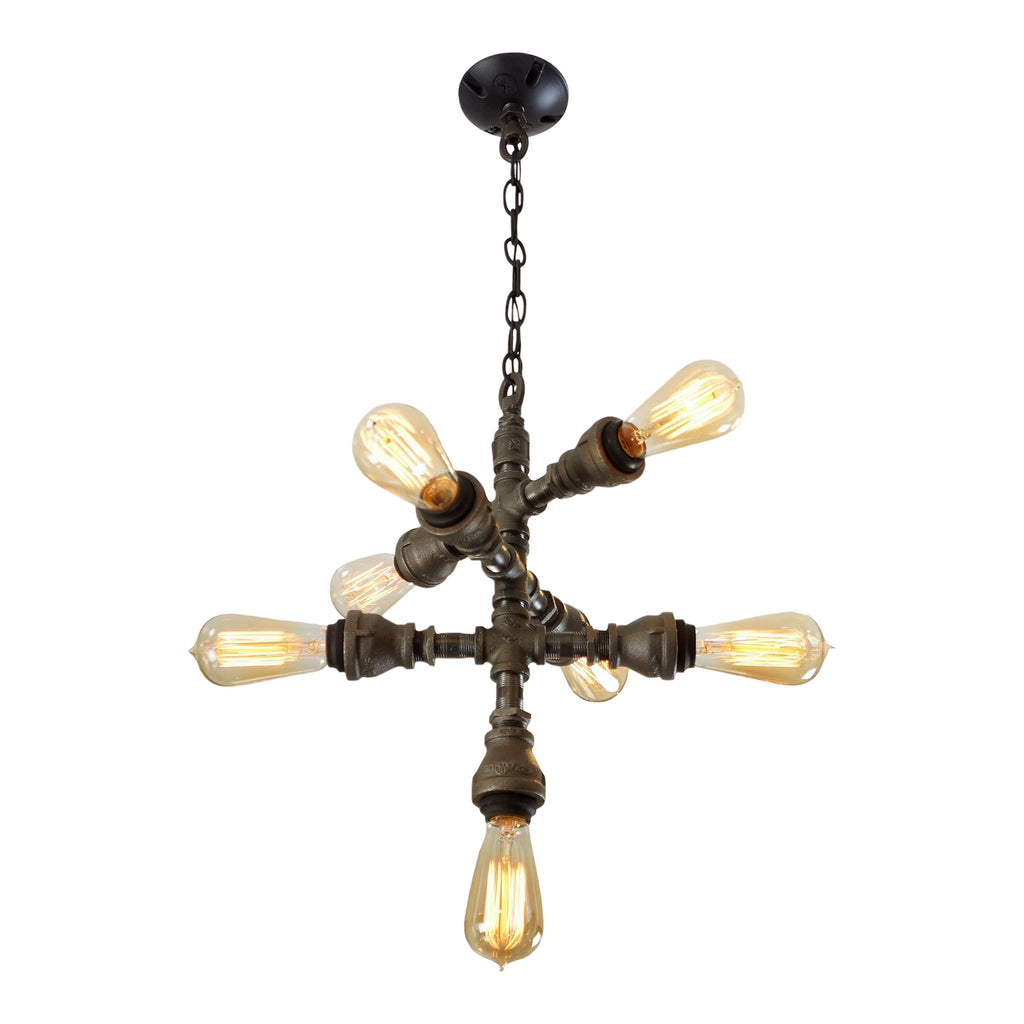 Steampunk 7-Light Chandelier