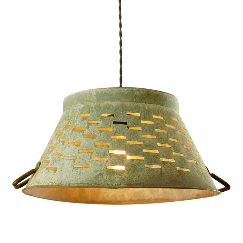 Extra Large Galvanized Basket Light