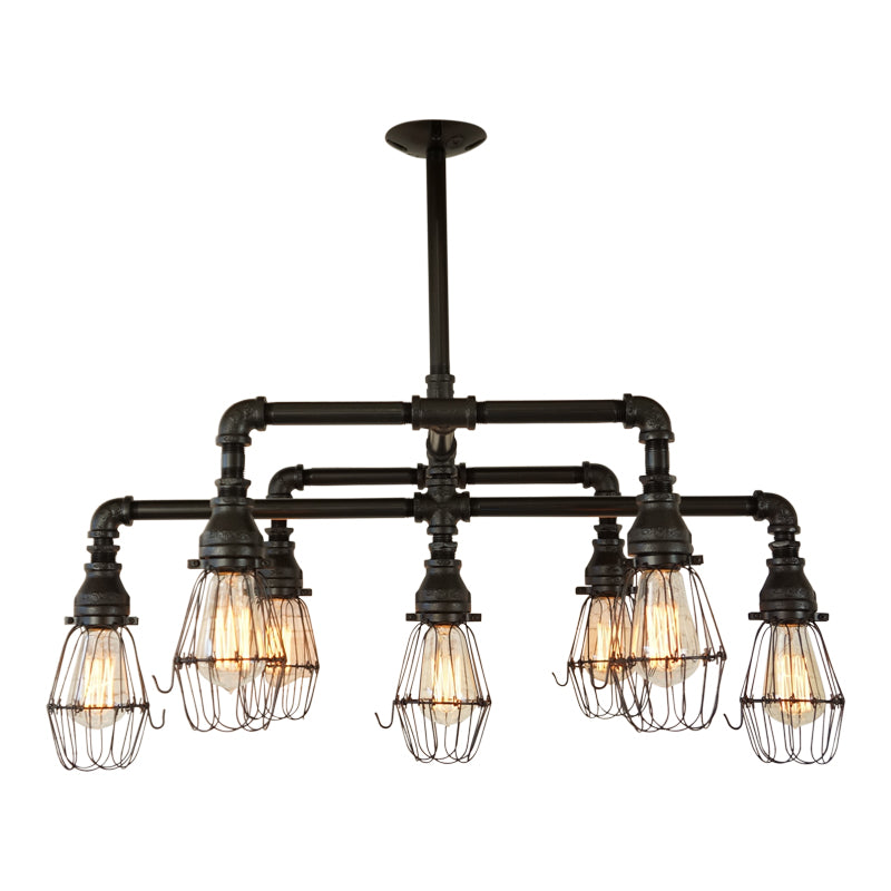 Hampton 7-Light Iron Chandelier