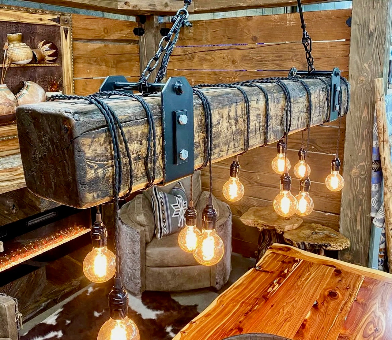 "Steampunk Style Ceiling Chandeliers"