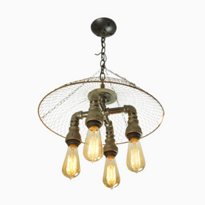 Country Living 4-Light Iron Chandelier