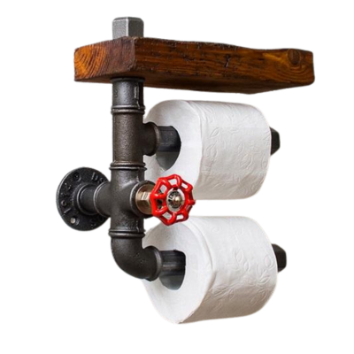 Farmhouse 2-Roll TP Holder with Water Valve