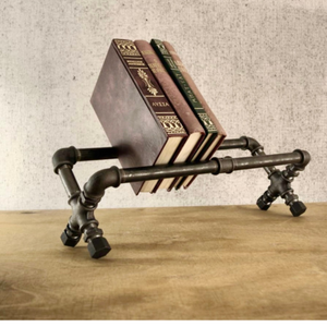 Free Standing Iron Pipe Bookcase