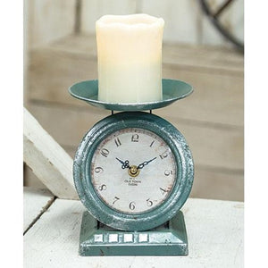 *Vintage Blue Old Town Scale Clock