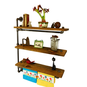 Everett Farmhouse Bath Shelving