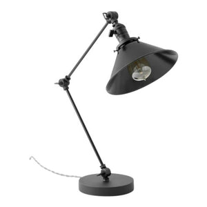 Antique Style, Satin Black Adjustable Desk Lamp