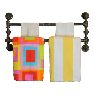 Cleveland 2-Tier Iron Towel Bar