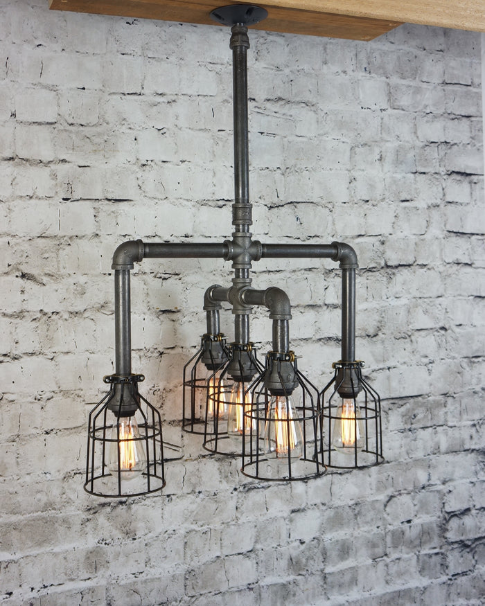 Edison Office 5-Light Chandelier