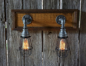 Rustic Vanity Two Light