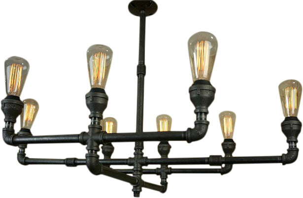 Castle Light Eight Bulb Chandelier