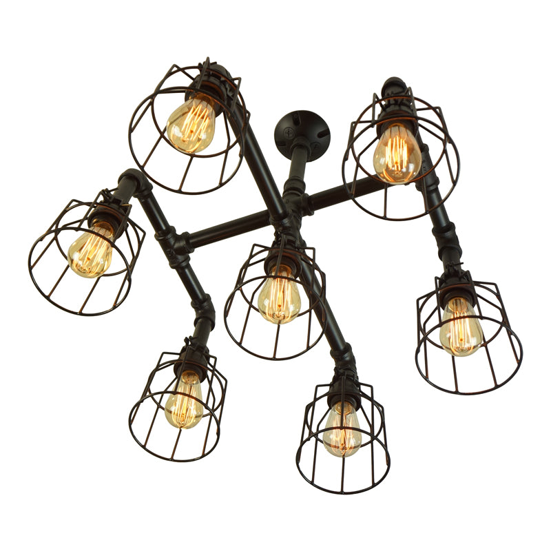 Stoney Creek 7-Light Iron Chandelier