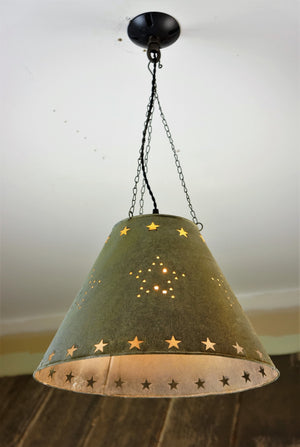 Farmhouse Style Galvanized Light