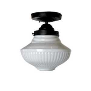 Frontier 8" Wide Schoolhouse Style Ceiling Light