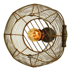 Carmen 1-Bulb Wire Cage-Light