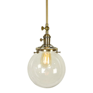 Beachcrest 1-Light Single 8" Globe Pendant