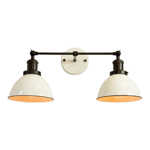 Modern Farmhouse 2-Shade Vanity Light