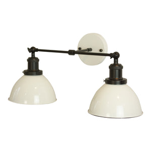 Modern Farmhouse 2-Shade Vanity Light