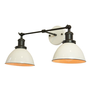 Modern Farmhouse 2-Shade Vanity Light