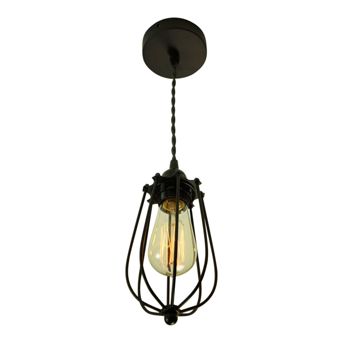 Vintage Cage Pendant Light