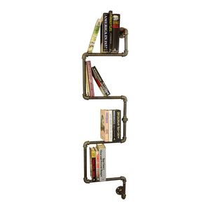 Industrial Iron Book Shelf