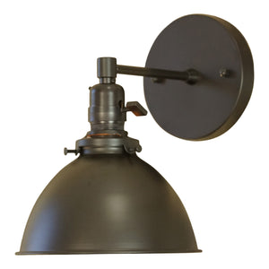 North Shore 1-Light Wall Sconce, Black Lamp Shade